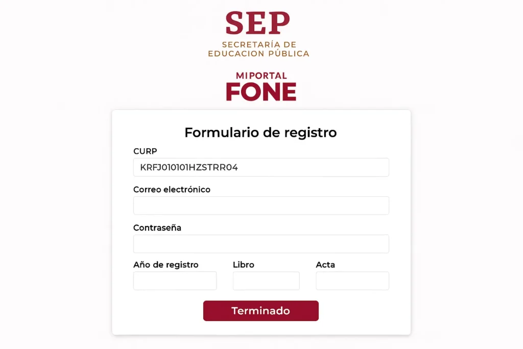 Paso a paso para crear una cuenta en mi portal fone