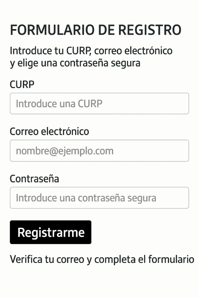Registro y acceso al Portal SEV